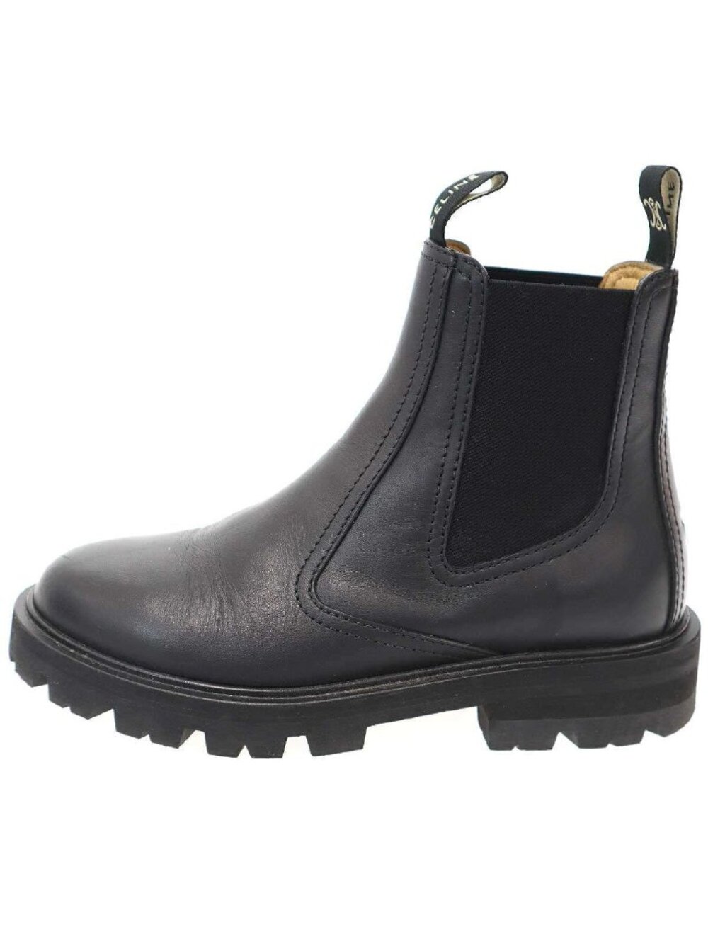 Celine Margaret Side Gore Chelsea Boots Black 36 - Picture 2 of 10